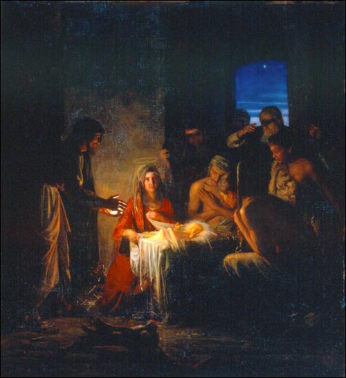 그리스도의 탄생(The Birth of Christ), Oil on canvas, Public collection 